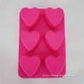 SIlicone Bakeware - 6 Heart shape Cake Pan